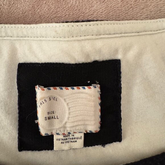 J Crew Black and White Striped Sleeveless Blouse - Picture 2 of 4